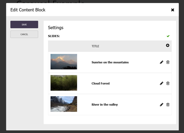 Nested data model grid with an additional image preview column